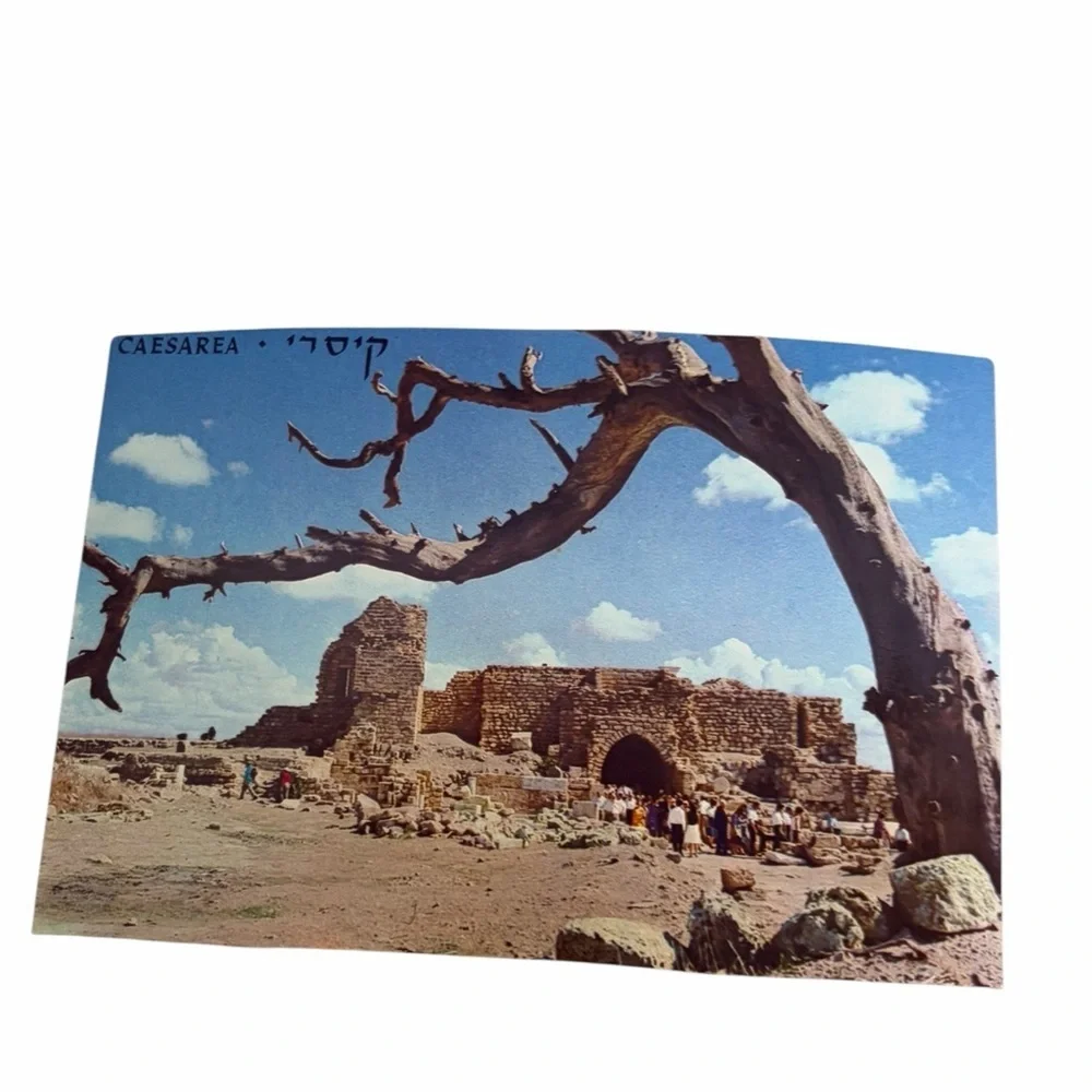 Caesarea Israel Historic Ruins Postcard – Travel Architecture